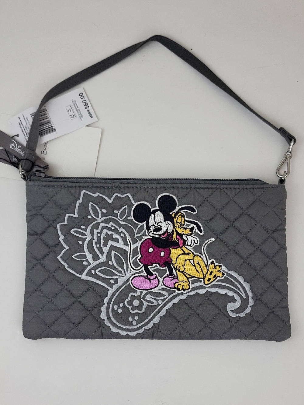 NWT Vera Bradley Disney RFID Convertible Wristlet Mickey Piccadilly Paisley